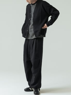 「SLICK（スリック）のアイテム」を使った、slickwearさん（メンズ・186cm）の冬コーディネート