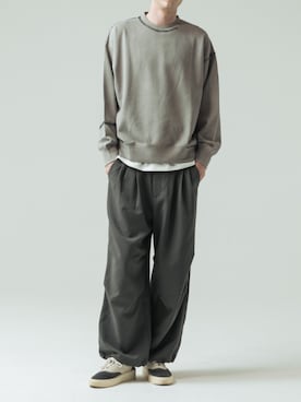 「SLICK（スリック）のアイテム」を使った、slickwearさん（メンズ・186cm）の冬コーディネート