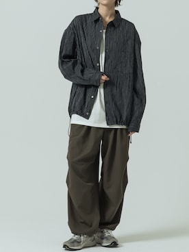 「SLICK（スリック）のアイテム（パンツ）」を使った、slickwearさん（レディース・176cm）の春コーディネート