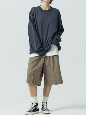 「SLICK（スリック）のアイテム」を使った、slickwearさん（レディース・176cm）の春コーディネート