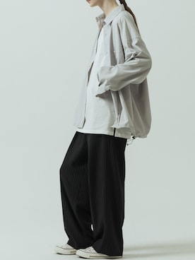 「SLICK（スリック）のアイテム（パンツ）」を使った、slickwearさん（レディース・174cm）の春コーディネート