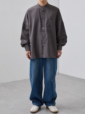 「SLICK（スリック）のアイテム」を使った、slickwearさん（メンズ・170cm）の冬コーディネート