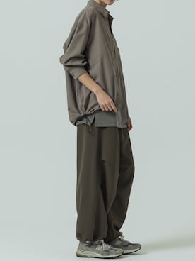 「SLICK（スリック）のアイテム（パンツ）」を使った、slickwearさん（レディース・176cm）の春コーディネート