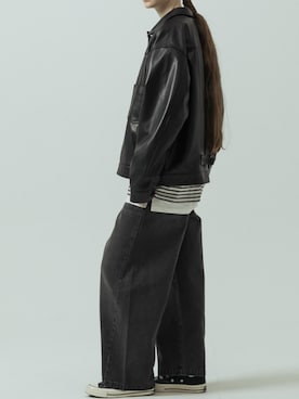 「SLICK（スリック）のアイテム」を使った、slickwearさん（レディース・174cm）の冬コーディネート