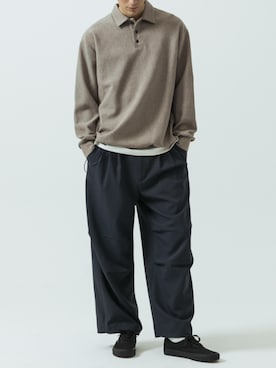 「SLICK（スリック）のアイテム」を使った、slickwearさん（メンズ・185cm）の冬コーディネート