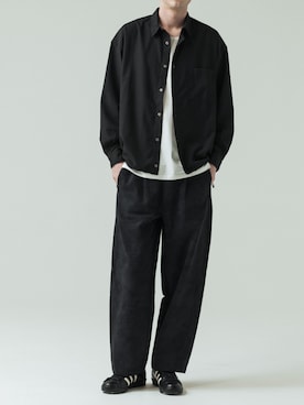 「SLICK（スリック）のアイテム（パンツ）」を使った、slickwearさん（メンズ・186cm）の春コーディネート