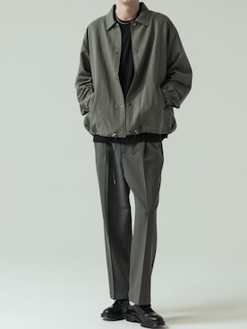 「SLICK（スリック）のアイテム」を使った、slickwearさん（メンズ・186cm）の冬コーディネート