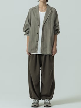 「SLICK（スリック）のアイテム（パンツ）」を使った、slickwearさん（レディース・176cm）の春コーディネート