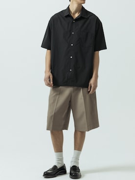 「London Shoe Make（ロンドンシューメイク）のWEB限定 レザー コイン ローファー / London Shoe Make Oxford and Derby 9005（ローファー、ブラック系）」を使った、slickwearさん（レディース・176cm）の春コーディネート