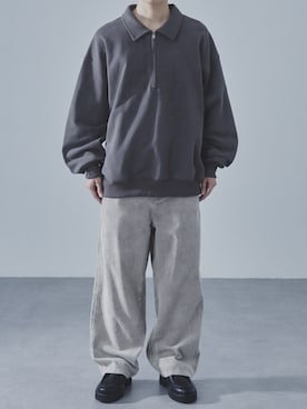 「SLICK（スリック）のアイテム」を使った、slickwearさん（メンズ・170cm）の秋コーディネート