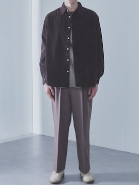 「SLICK（スリック）のアイテム」を使った、slickwearさん（メンズ・170cm）の秋コーディネート