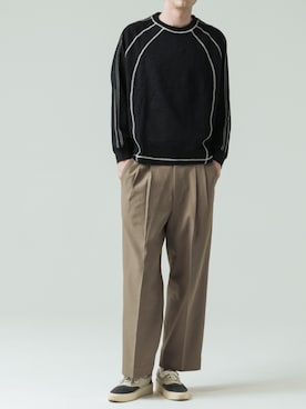 「SLICK（スリック）のアイテム」を使った、slickwearさん（メンズ・186cm）の冬コーディネート