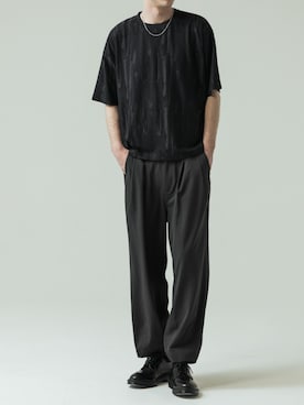 「SLICK（スリック）のアイテム（パンツ）」を使った、slickwearさん（メンズ・186cm）の春コーディネート