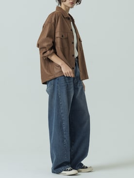 「SLICK（スリック）のアイテム」を使った、slickwearさん（レディース・176cm）の冬コーディネート