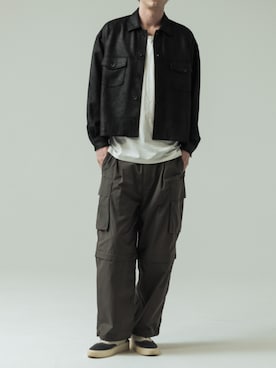 「SLICK（スリック）のアイテム」を使った、slickwearさん（メンズ・186cm）の冬コーディネート