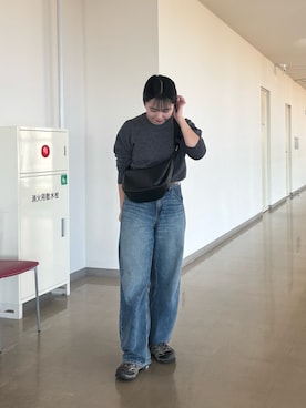 「アイテム（ボディバッグ/ウエストポーチ）」を使った、1126972さん（レディース・156cm）の冬コーディネート