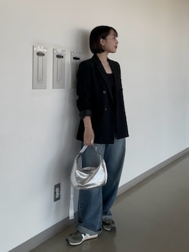 「シルバーバッグ」｜1126972さん（レディース・156cm）の秋コーディネート