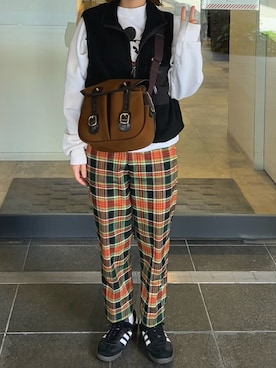 「BRADY（ブレディー）のアイテム」を使った、®️さん（レディース・152cm）の冬コーディネート