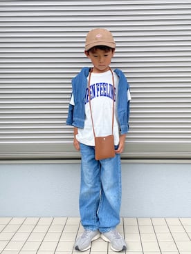 Nana…Haku…さん(キッズ・100cm)の夏コーディネート