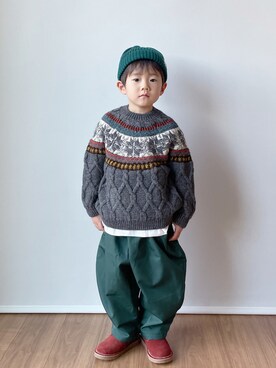「アイテム（その他）」を使った、Nana…Haku…‪‪さん（キッズ・100cm）の冬コーディネート