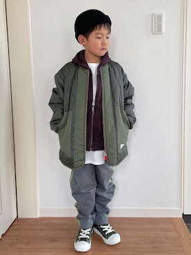 Nana…Haku…‪‪さん（キッズ・120cm）の冬コーディネート