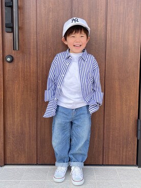 「SHIPS any（シップス エニィ）のアイテム」を使った、Nana…Haku…‪‪さん（キッズ・120cm）の春コーディネート