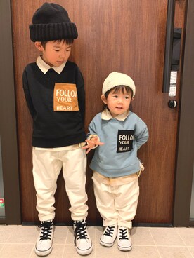 Nana…Haku…‪‪さん（キッズ・90cm）の秋コーディネート