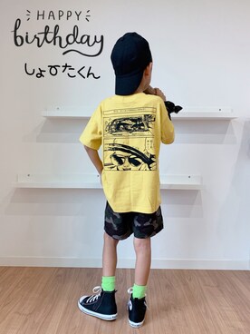 「アイテム（ラッピングキット、ホワイト系）」を使った、Nana…Haku…‪‪さん（キッズ・120cm）の夏コーディネート