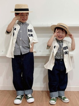 Nana…Haku…‪‪さん（キッズ・110cm）の夏コーディネート