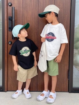 Nana…Haku…‪‪さん（キッズ・100cm）の夏コーディネート