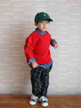 「アイテム（その他）」を使った、Nana…Haku…‪‪さん（キッズ・100cm）の秋コーディネート