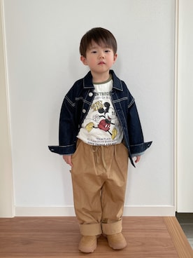 「LB CLUB（エルビークラブ）のアイテム」を使った、Nana…Haku…‪‪さん（キッズ・120cm）の春コーディネート