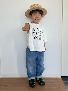 Nana…Haku…‪‪さん（キッズ・100cm）の夏コーディネート