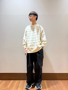 「アイテム（ニット/セーター）」を使った、nickさん（メンズ・175cm）の秋コーディネート