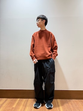 「アイテム（ニット/セーター）」を使った、nickさん（メンズ・175cm）の秋コーディネート