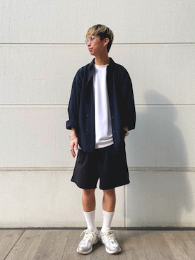 「長袖シャツ」｜nickさん（メンズ・175cm・20代）の夏コーディネート