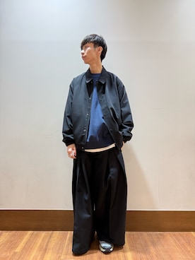 「アイテム（ブルゾン）」を使った、nickさん（メンズ・175cm）の秋コーディネート