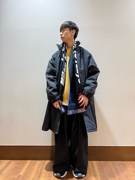 「アイテム（マフラー）」を使った、nickさん（メンズ・175cm・20代）の冬コーディネート