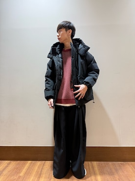 「おでかけコーデ」｜「アイテム（ダウンジャケット/コート）」を使った、nickさん（メンズ・175cm）の冬コーディネート