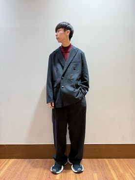 「アイテム（ニット/セーター）」を使った、nickさん（メンズ・175cm・30代）の冬コーディネート