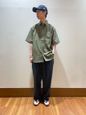 「Hanes」｜「アイテム（パンツ）」を使った、nickさん（メンズ・175cm）の夏コーディネート