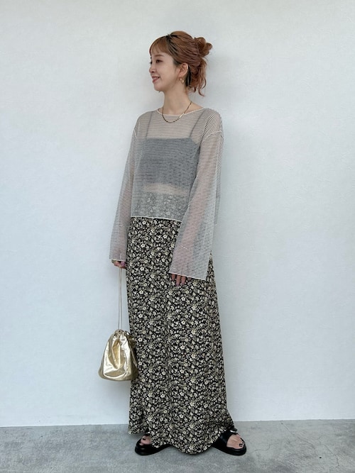 セール】【ZOZO限定】手洗い可 / シアーボーダープルオーバー（T