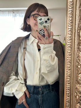 「B.C STOCK（ベーセーストック）のアイテム」を使った、Kanakoさん（レディース・163cm）の秋コーディネート