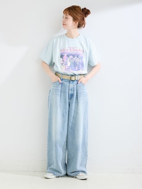 「GOOD ROCK SPEED（グッドロックスピード）のアイテム」を使った、Kanakoさん（レディース・163cm）の春コーディネート