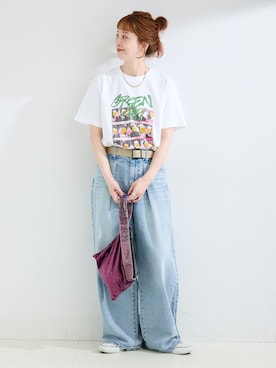 「GOOD ROCK SPEED（グッドロックスピード）のアイテム」を使った、Kanakoさん（レディース・163cm）の春コーディネート