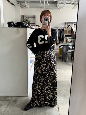 「B.C STOCK（ベーセーストック）のアイテム（トップス）」を使った、Kanakoさん（レディース・163cm）の春コーディネート