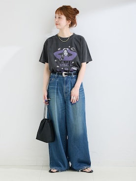 「GOOD ROCK SPEED（グッドロックスピード）のアイテム」を使った、Kanakoさん（レディース・163cm）の春コーディネート