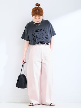 「GOOD ROCK SPEED（グッドロックスピード）のアイテム」を使った、Kanakoさん（レディース・163cm）の春コーディネート