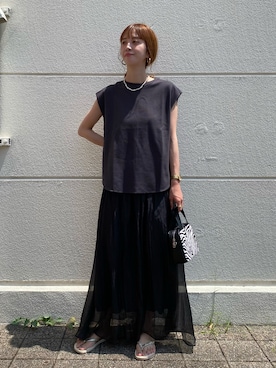 Kanakoさん（レディース・163cm）の夏コーディネート