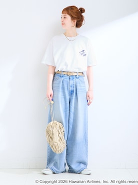 「GOOD ROCK SPEED（グッドロックスピード）のアイテム」を使った、Kanakoさん（レディース・163cm）の春コーディネート